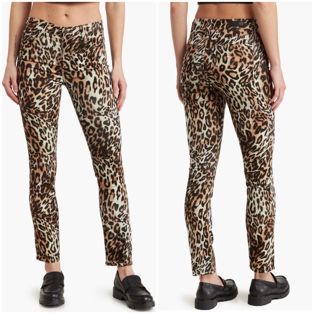 AG Mari High Waist Velveteen Slim
Straight Leg Pants